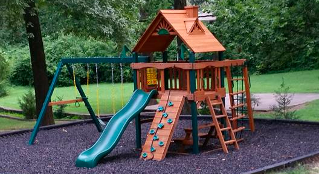 playground equipment in Broadmoor Park