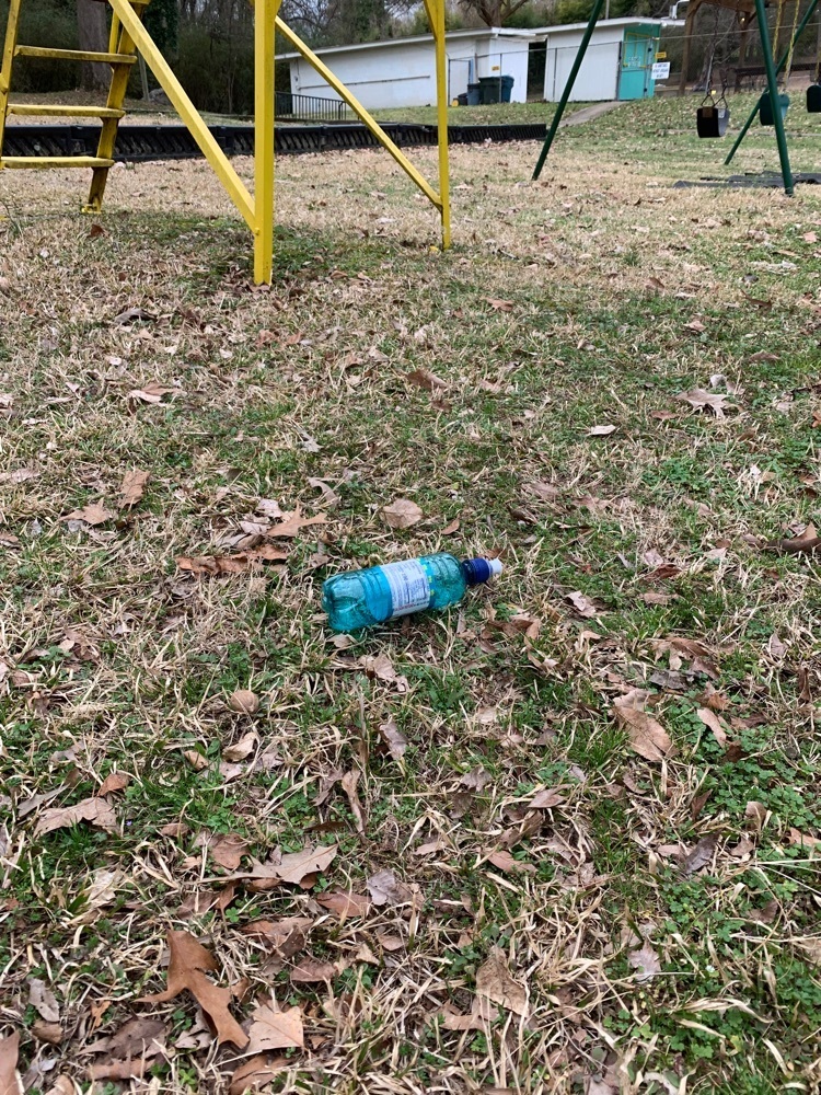 bottle on ground 